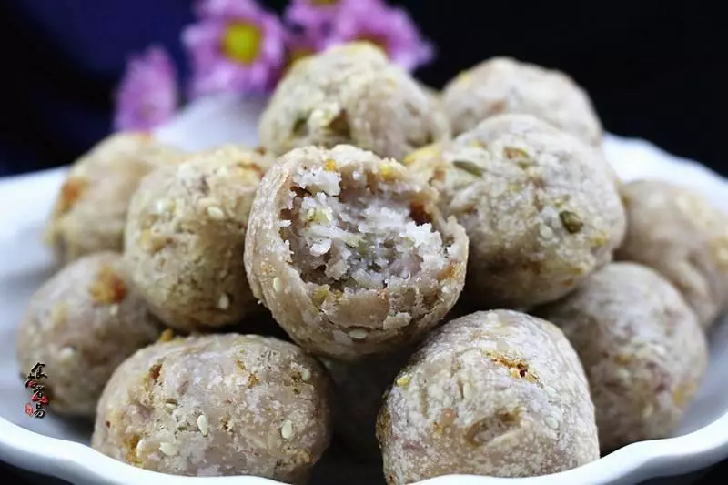 香芋丸子,比燉肉還香,乾爽酥軟不油膩