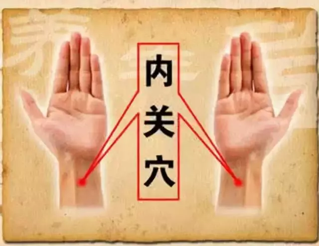內關穴,打開心結,養顏養心養身體的美麗穴!