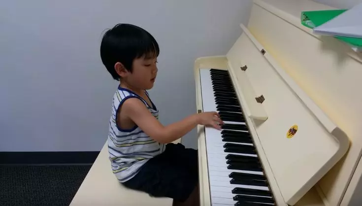 鋼琴小天才!2歲小男孩一眼愛上鋼琴 前面小試身手「突然雙手交叉華麗快指」登上國際舞台
