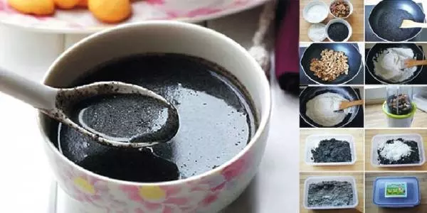 教你自製補腦潤髮的|核桃芝麻糊(圖文教程)