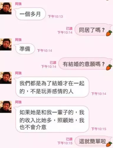 22k正妹女友應是「看上我的錢」!他自爆薪水讓網友全都in了
