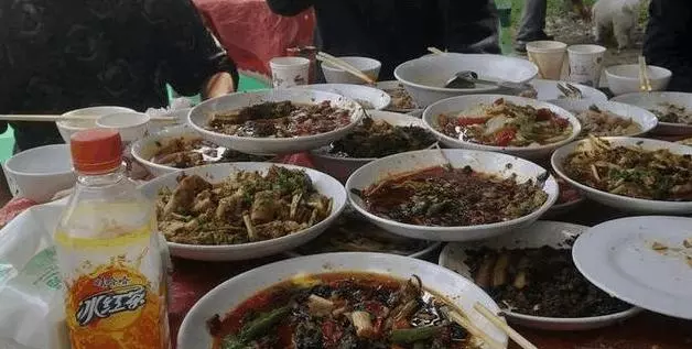 我嫁個有錢佬,酒席的剩菜婆家人全打包,我嫌丟人先溜,回家傻了