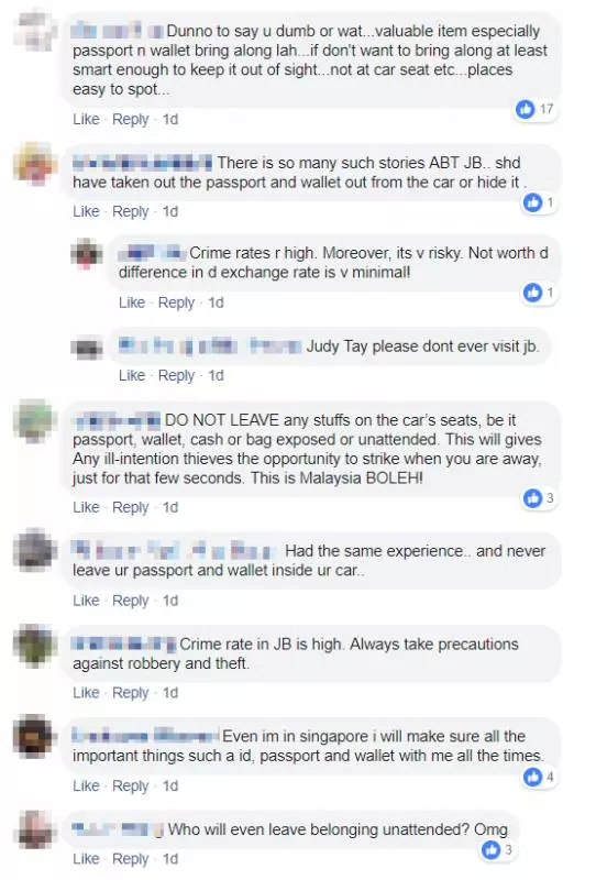 新加坡網友駕車到新山,途中換馬幣之後,車子就變成了這樣!