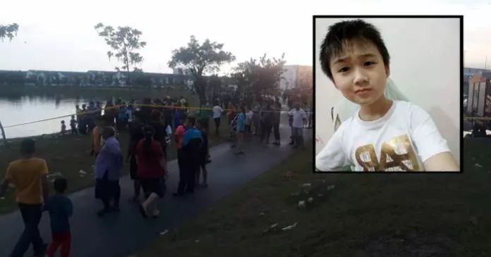 12歲華裔男童與友人到湖邊戲水,不慎墜湖慘遭沒頂,無法歡慶即將到來的農曆新年!