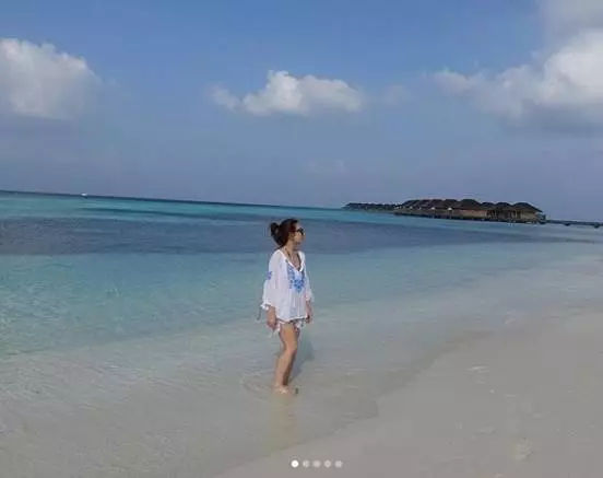 梁靜茹馬爾地夫度假 連曬美照展現火辣身材