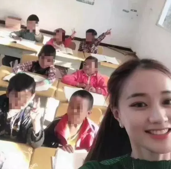 雲南支教的美女教師,真人"嚇哭"網友