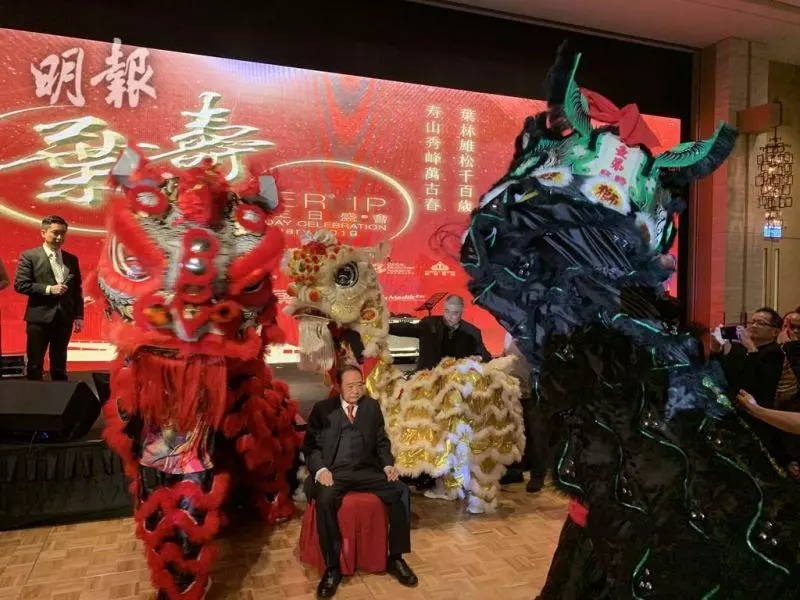 幫會創辦人擺壽宴 大佬藝人齊到賀