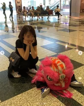 兒子舞獅接老爸機 李銘順高興到仰天大笑!