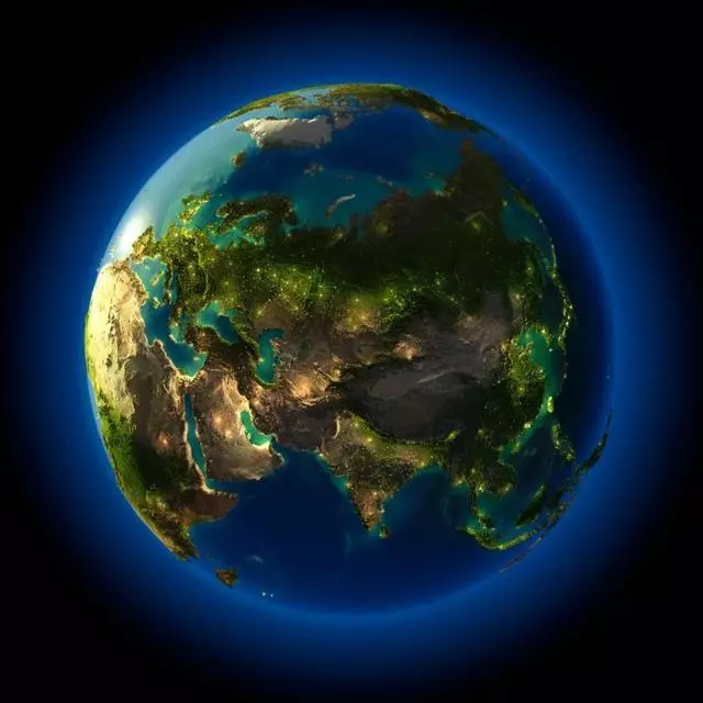 地圖看世界:一組世界人口3D地圖及地形3D圖