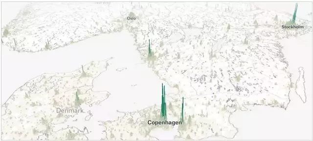 地圖看世界:一組世界人口3D地圖及地形3D圖
