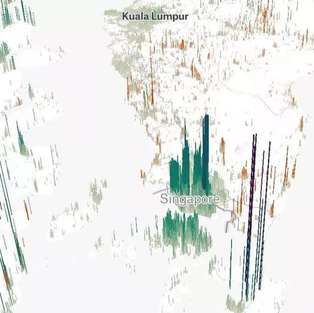 地圖看世界:一組世界人口3D地圖及地形3D圖