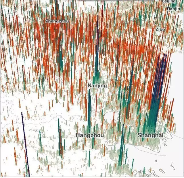 地圖看世界:一組世界人口3D地圖及地形3D圖