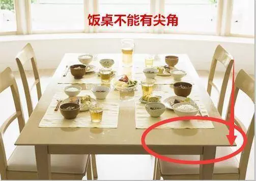 餐桌最好選圓形,如果餐桌擺放犯了這個機會,財神爺會繞路走