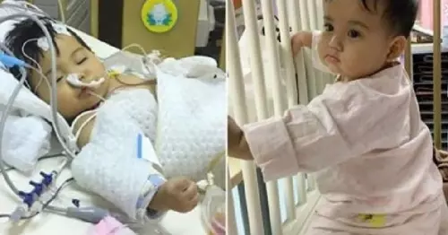 才4個月小女嬰被宣布「要拔掉氧氣管」媽媽傷心地抱著女兒告別時,奇蹟發生了!