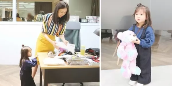 隋棠帶2歲Lucy上班「小跟班全紀錄」曝光!超可愛奶音「回家了」融化公司所有人!