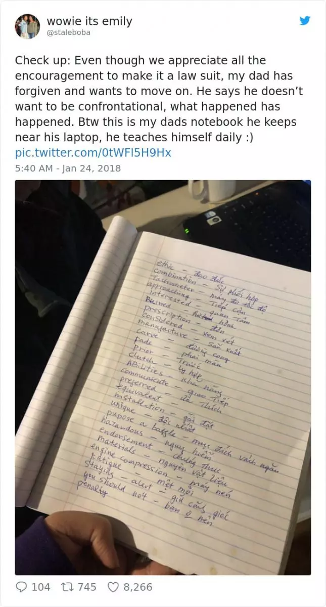 爸爸國外找工作被羞辱:「不會英文就滾」! 女兒討公道「讓他知道亞洲人厲害」公司下場慘了