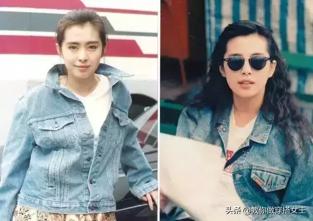 看看朱茵張曼玉25年前的穿搭,甩現在很多女星一條街!