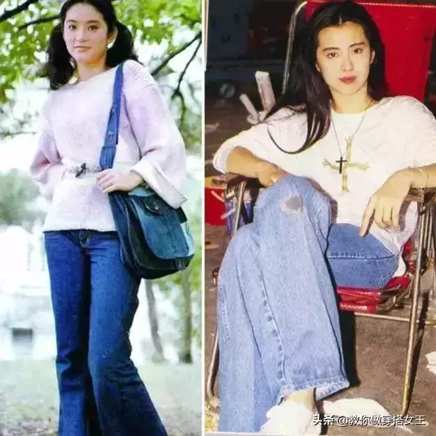 看看朱茵張曼玉25年前的穿搭,甩現在很多女星一條街!