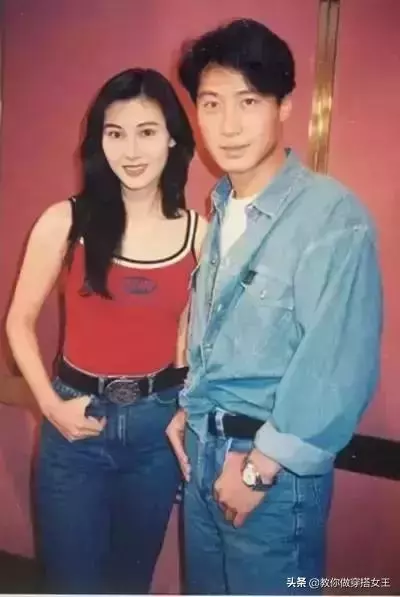 看看朱茵張曼玉25年前的穿搭,甩現在很多女星一條街!