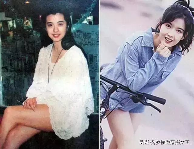 看看朱茵張曼玉25年前的穿搭,甩現在很多女星一條街!