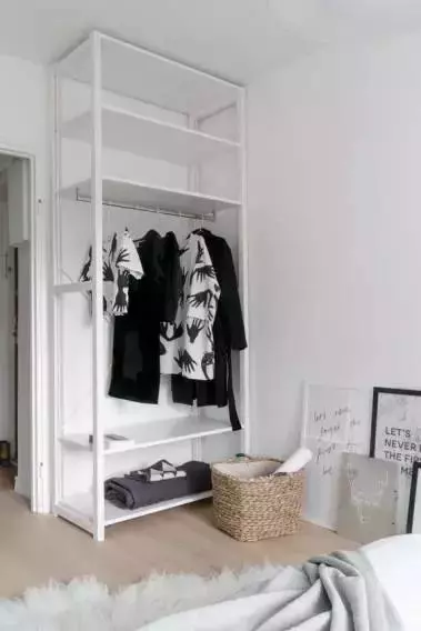 媳婦想出的衣服收納大法,讓衣櫃空間增加兩倍!從此不再亂糟糟!