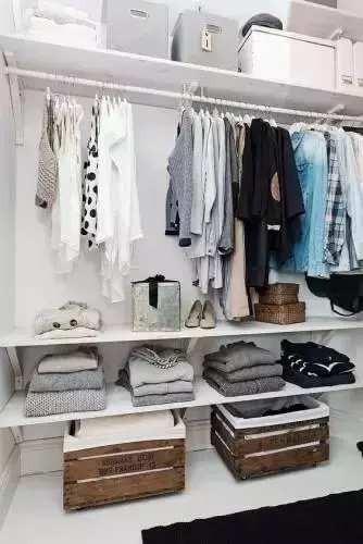 媳婦想出的衣服收納大法,讓衣櫃空間增加兩倍!從此不再亂糟糟!