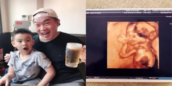 51歲「康康」開心再當爸!他興奮喊:「老婆又懷孕了!」PO出老婆超音波照「寶寶性別曝光」大家狂恭喜!