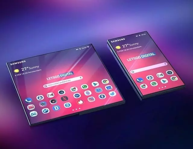 三星Galaxy F摺疊屏手機曝光 看完不再想iPhone