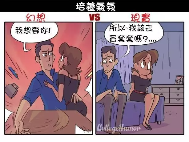 和喜歡的人「第一次過夜」總是特別美好?6張漫畫告訴你,電影演的都是騙人的啊 !
