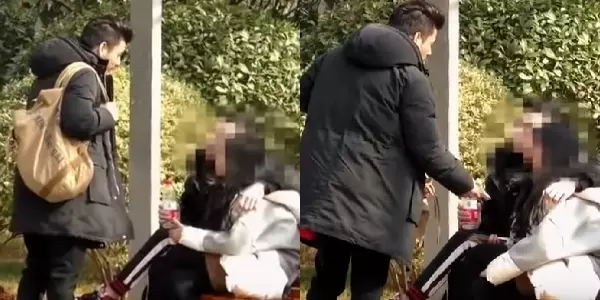 陌生人借女友拍親密照,沒想到男友看到白花花的鈔票!居然下一秒就這樣做......網友大罵:渣男!