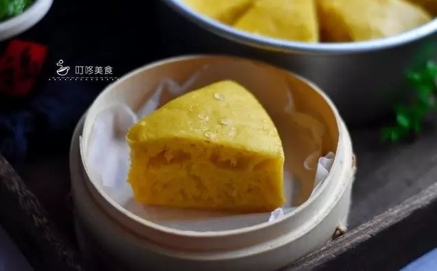 1碗麵粉1塊南瓜,2分鐘學會做發糕,手不碰面就做好,0添加0失敗