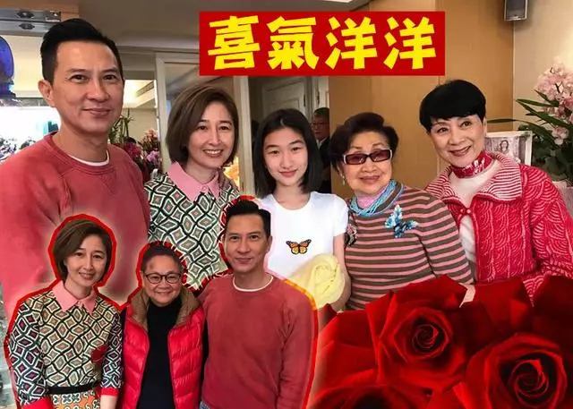 張家輝夫婦帶女兒給老戲骨拜年 關詠荷和女兒的顏值搶鏡