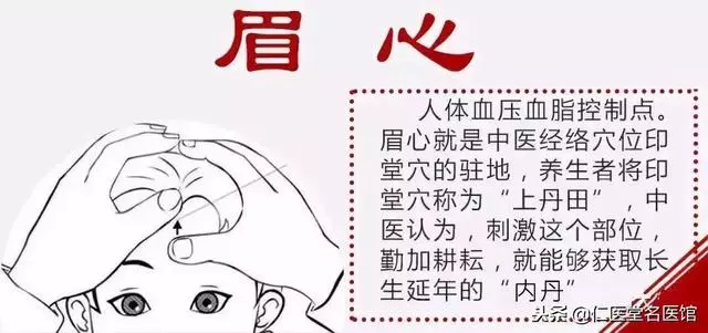「附方法」打通「眉心」！能有效刺激心腦問題的核心！