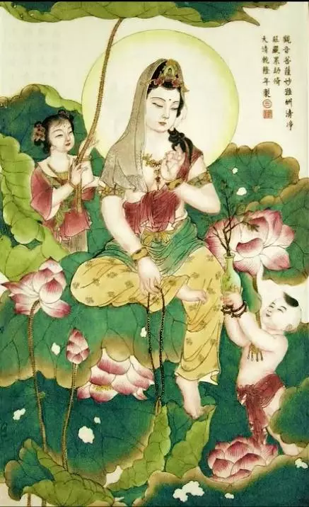100幅觀音菩薩畫像,哪怕只看一眼,也能得到無量功德福報