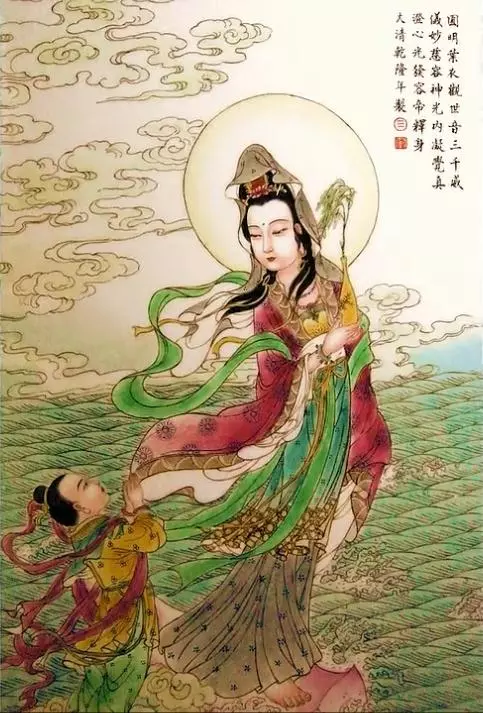 100幅觀音菩薩畫像,哪怕只看一眼,也能得到無量功德福報