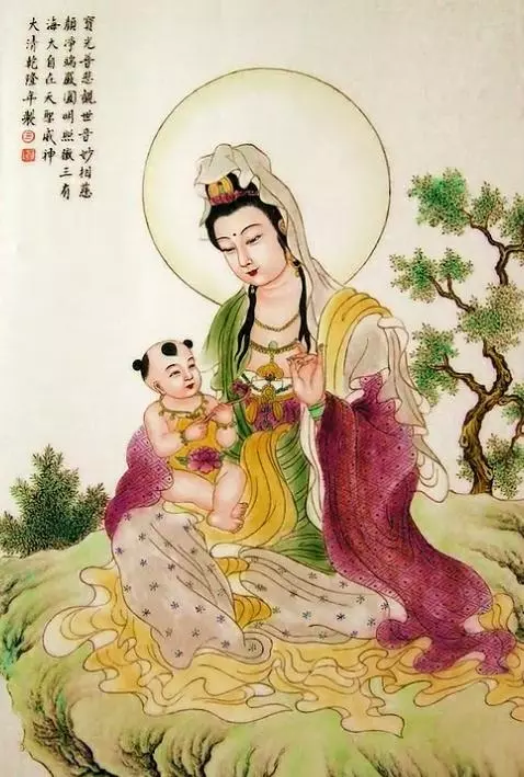 100幅觀音菩薩畫像,哪怕只看一眼,也能得到無量功德福報