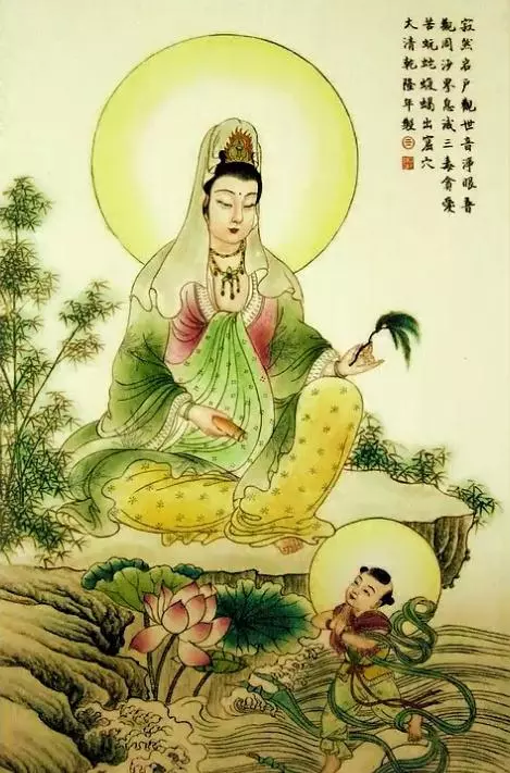 100幅觀音菩薩畫像,哪怕只看一眼,也能得到無量功德福報