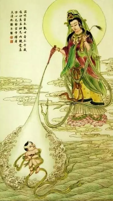 100幅觀音菩薩畫像,哪怕只看一眼,也能得到無量功德福報