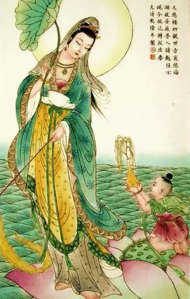100幅觀音菩薩畫像,哪怕只看一眼,也能得到無量功德福報
