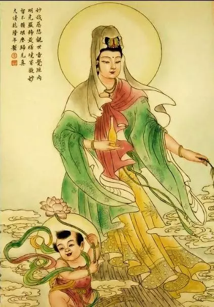 100幅觀音菩薩畫像,哪怕只看一眼,也能得到無量功德福報