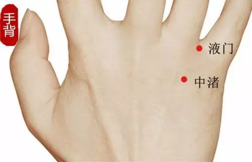【每日一穴:中渚穴】