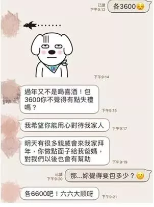 除夕到女友家拜年…他好意包3600卻被酸「喝喜酒?」 女友怒:用心待我的家人好嗎