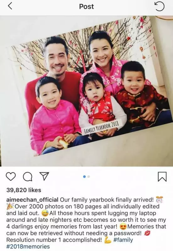 TVB視帝一家五口身穿傳統服飾拜年,孩子們笑容酷似港姐媽咪,超可愛~