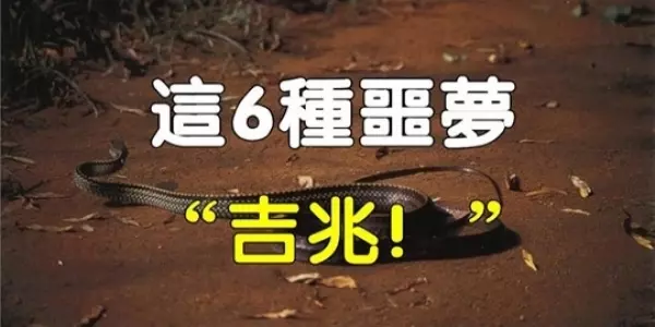 做了噩夢別害怕,這些夢境是「吉兆」!