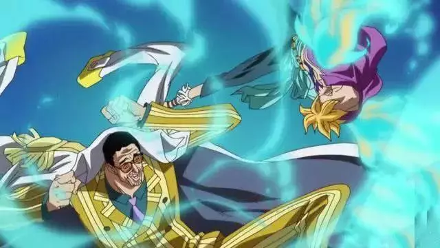 《海賊王》里卡二能跟大將打上三招嗎?