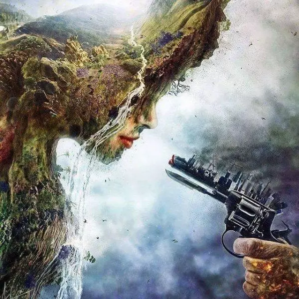 15張悲慘插畫「毫無留情地戳破了」這世界的謊言, 展現了人性最諷刺的一幕。