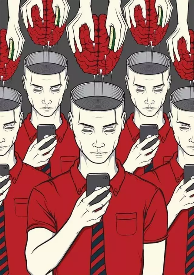 15張悲慘插畫「毫無留情地戳破了」這世界的謊言, 展現了人性最諷刺的一幕。