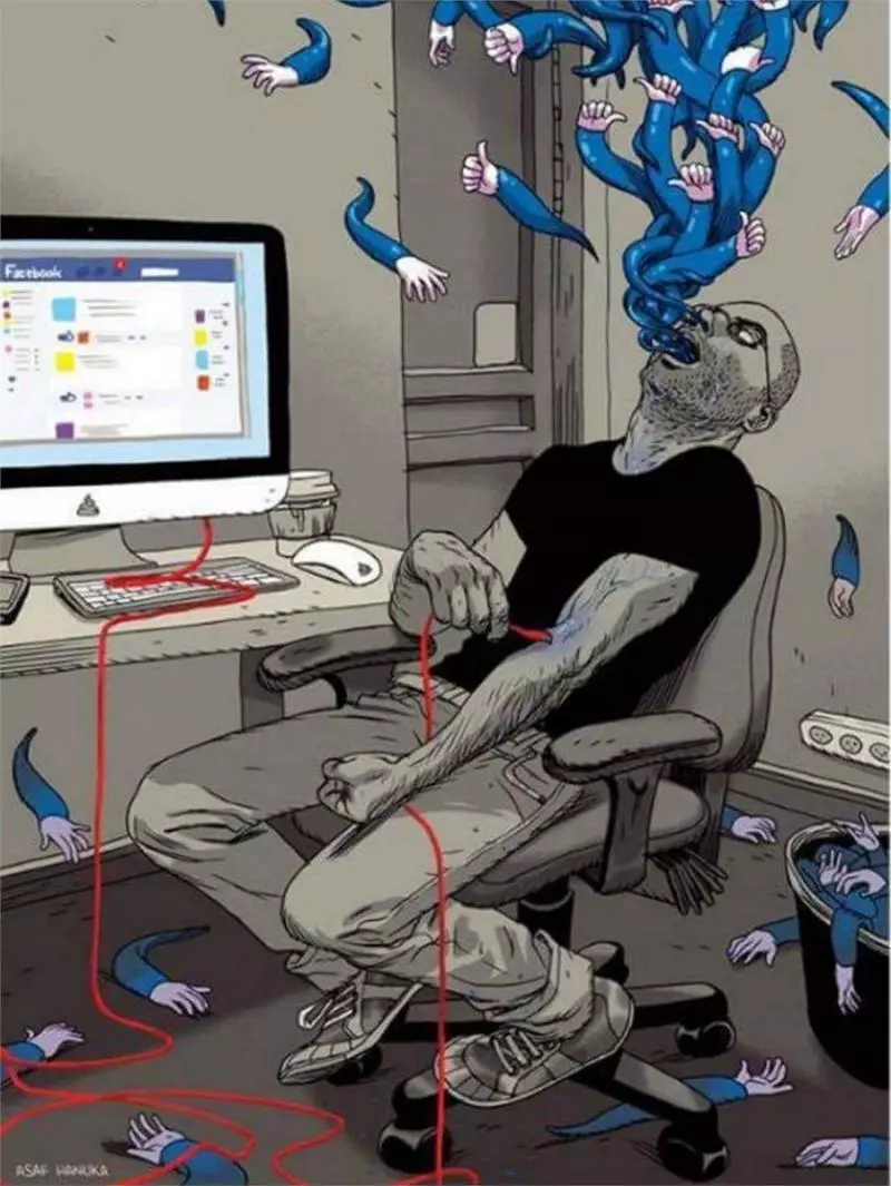 15張悲慘插畫「毫無留情地戳破了」這世界的謊言, 展現了人性最諷刺的一幕。