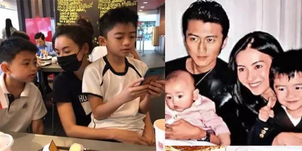 終團圓!謝霆鋒低調「與張柏芝同遊」!摟11歲帥兒「眼裡滿滿父親」笑起來一個模子印出來的!