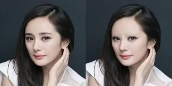 注意!9位女星「眉毛被P掉」後模樣太可怕!楊冪讓我傻眼了...Angelababy、趙薇太恐怖!